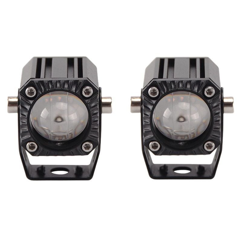 Offroad sis lambası beyaz-sarı 5.5 cm x 3.5 cm x 3.5 cm 10w 12-80v set / LASS348