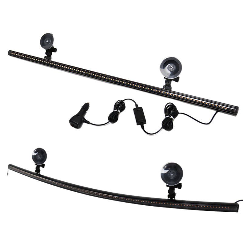 Çakar lamba 12-32v esnek model 84cm vantuzlu çakarlı mavi-kırmızı