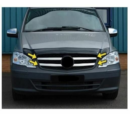 Mercedes benz vito panjur kromu 2010-2015 Arası Niken