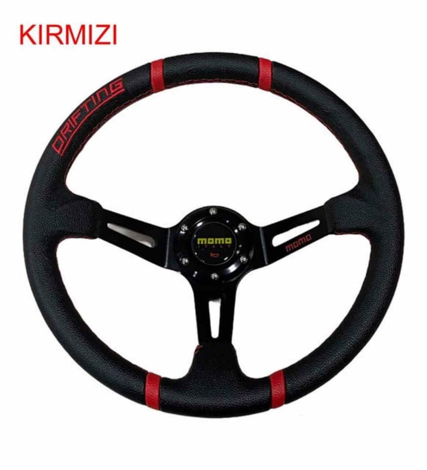 Momo Spor Direksiyon Ofsetli Kırmızı Şeritli Siyah Göbek