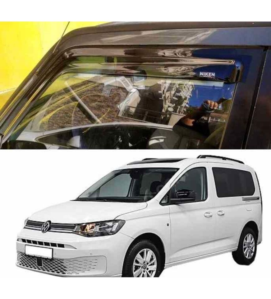 Volkswagen Caddy Cam Rüzgarlığı 2 li 2020 Sonrası Niken (Kromsuz Model)
