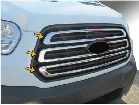 Ford transit panjur kromu (iç kısım) 2014 Sonrası Niken