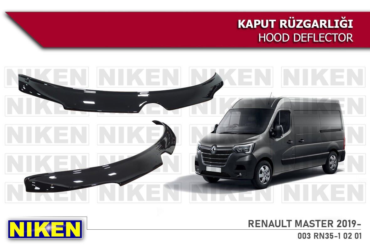 Renault Master Kaput Rüzgarlığı Koruyucu 2019 sonrası