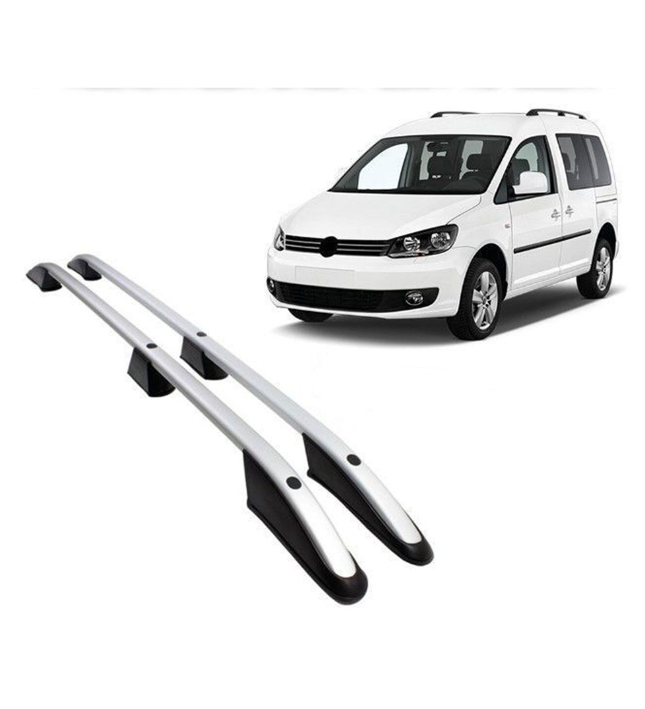 Vw Caddy I Maxı Tavan Çıtası Uzun Gri 2005-2010 Arası modeller uyumlu