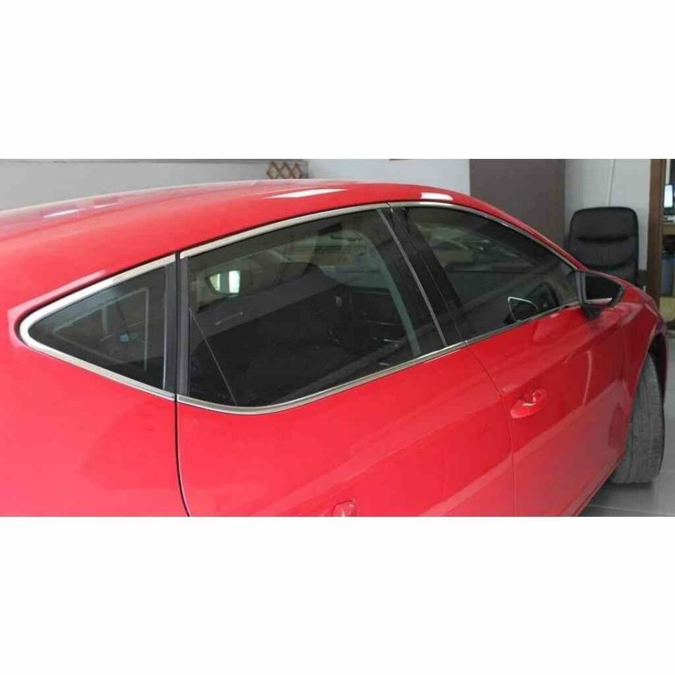 Seat Leon Cam Çerçevesi Komple Set Nikelajı 14 Parça 2013-2021 arası