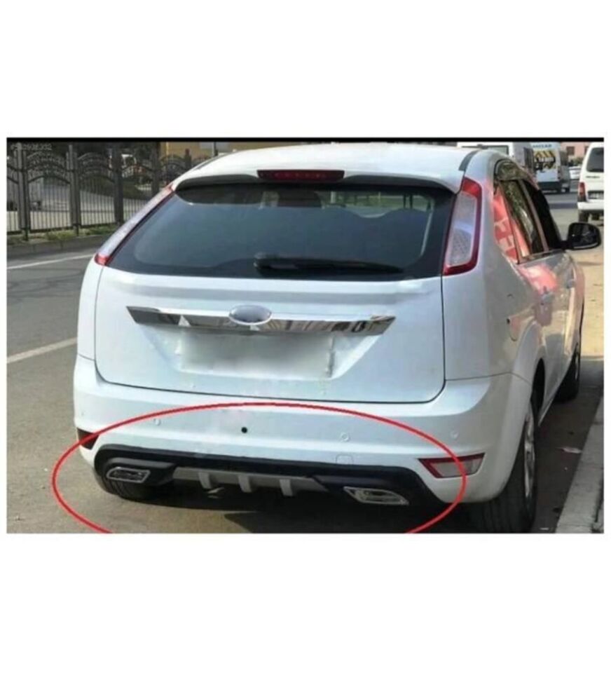 Ford Focus 2 sd/hb uyumlu üniversal difüzör Siyah tüm modeller