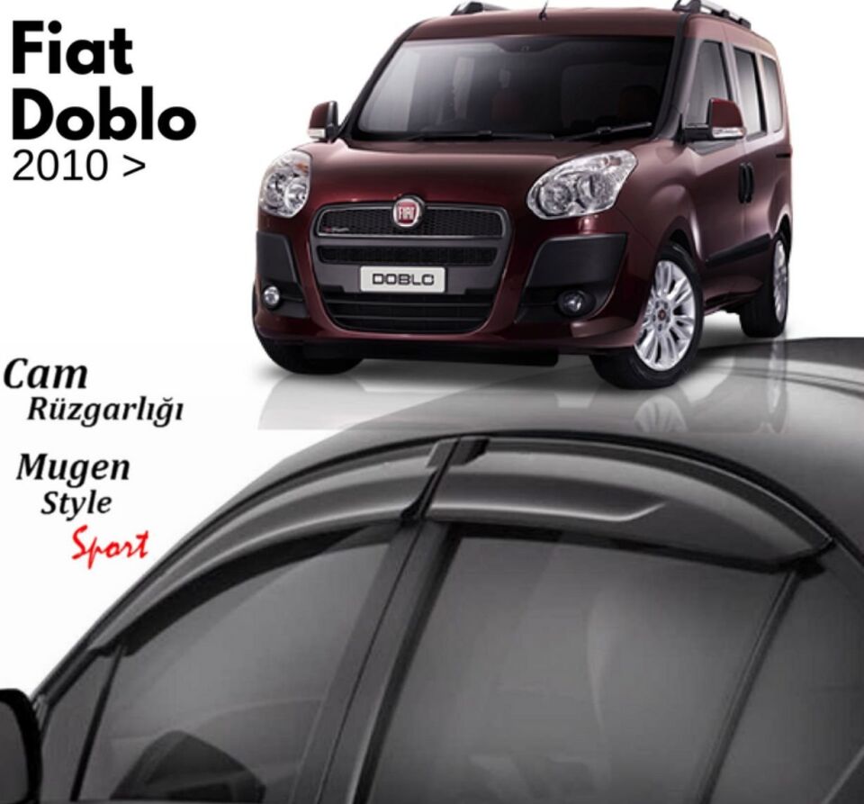 Fiat Doblo 2 Uyumlu Cam Rüzgarlığı 2010+ Sonrası uyumlu Mugen