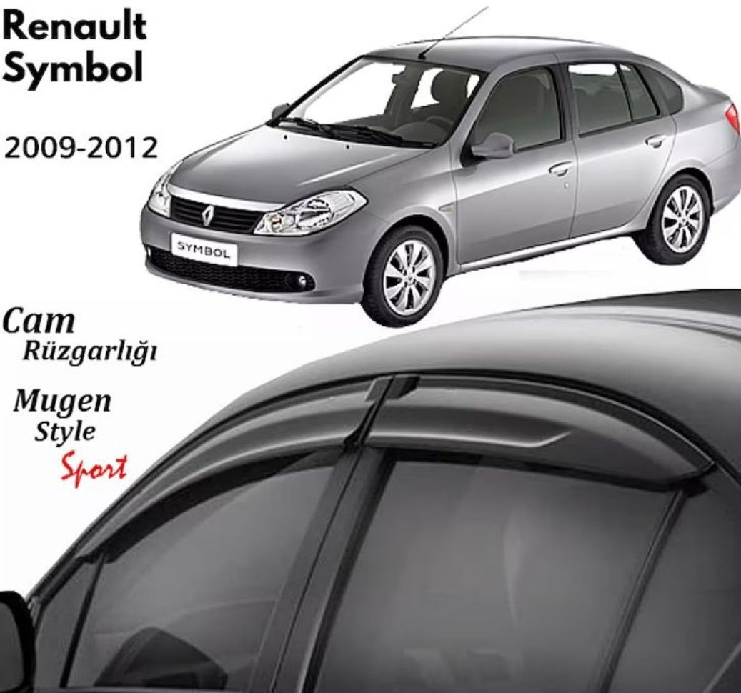 Renault Symbol Uyumlu Cam Rüzgarlığı 2008-2012 arası uyumlu Mugen