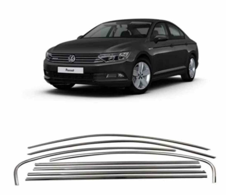 Volkswagen Passat B8.5 Cam Çerçevesi Kromu Nikelajı 2019 Sonrası
