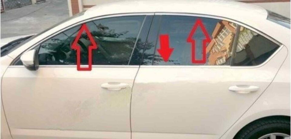 Skoda Octavia Cam Çerçevesi Kromu Komple Set 2013-2018  arası