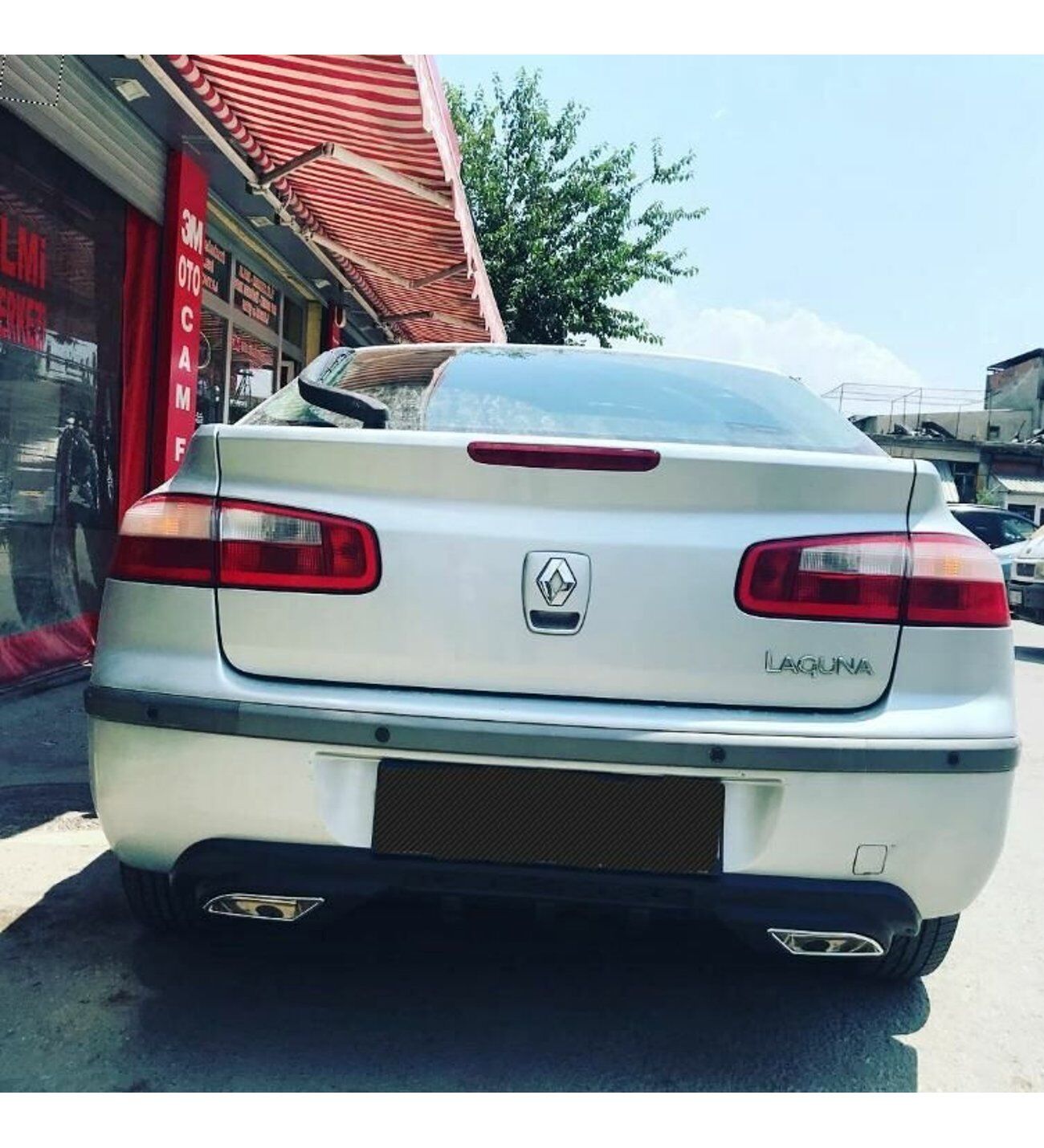 Renault Laguna uyumlu üniversal difüzör Siyah tüm modeller
