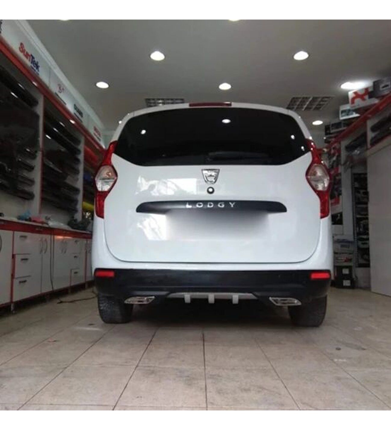 Dacia Lodgy uyumlu üniversal difüzör Gri tüm modeller