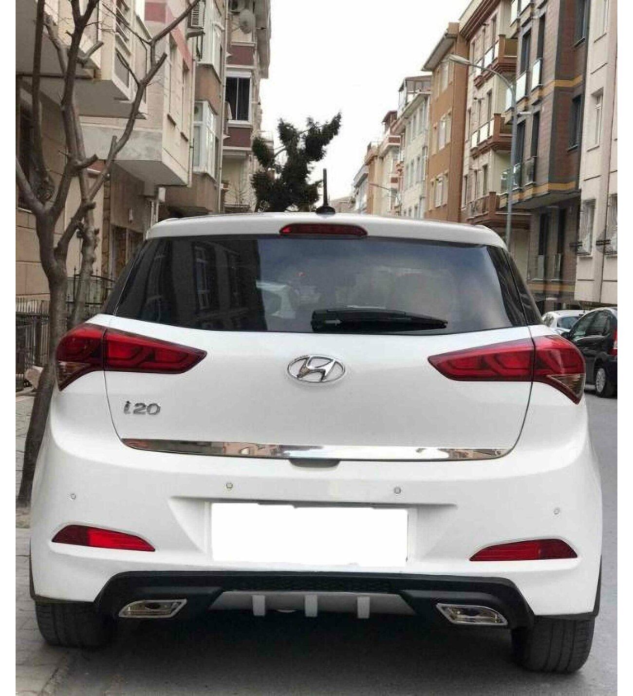 Hyundai i20 uyumlu üniversal difüzör Gri