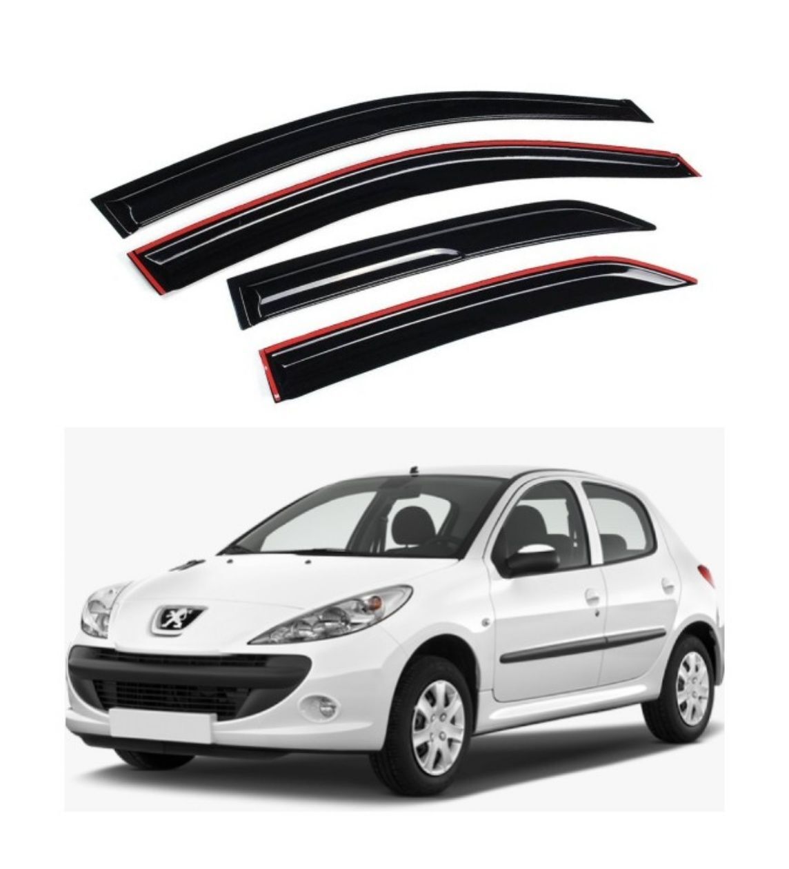 Peugeot 206 Uyumlu Cam Rüzgarlığı 1998-2012 arası uyumlu Mugen