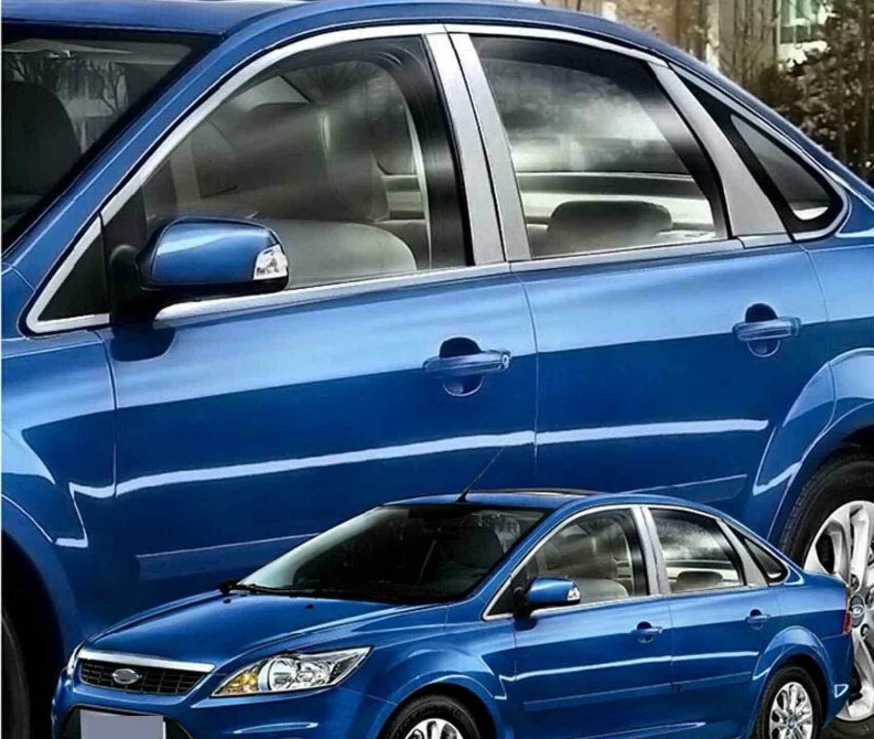 Ford Focus 2 Sedan Parlak Siyah Cam Çerçeve Çıtası 2005-2011 arası