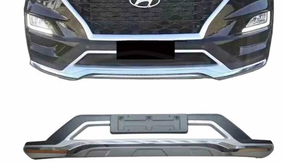 Hyundai tucson ön tampon koruması (kromlu model) difüzör 2015-2018 (makyajsız kasa)