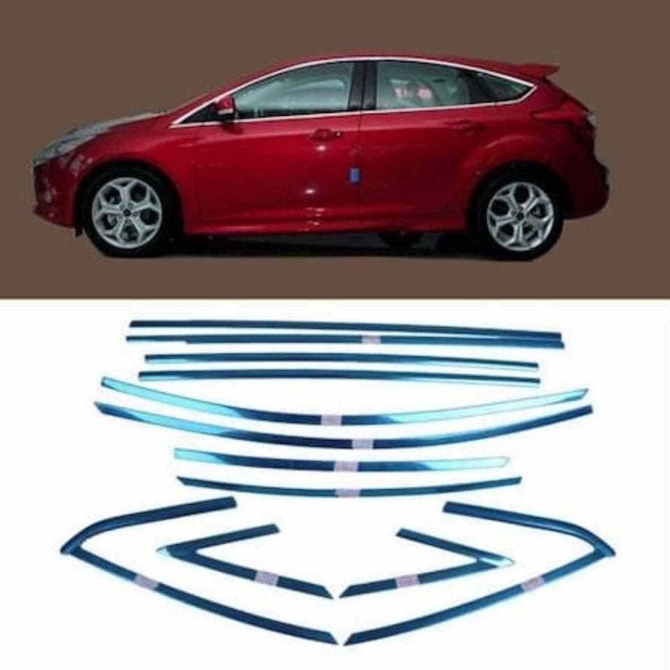 Ford Focus 3 Hb Krom Cam Çerçevesi 2012-2015 arası