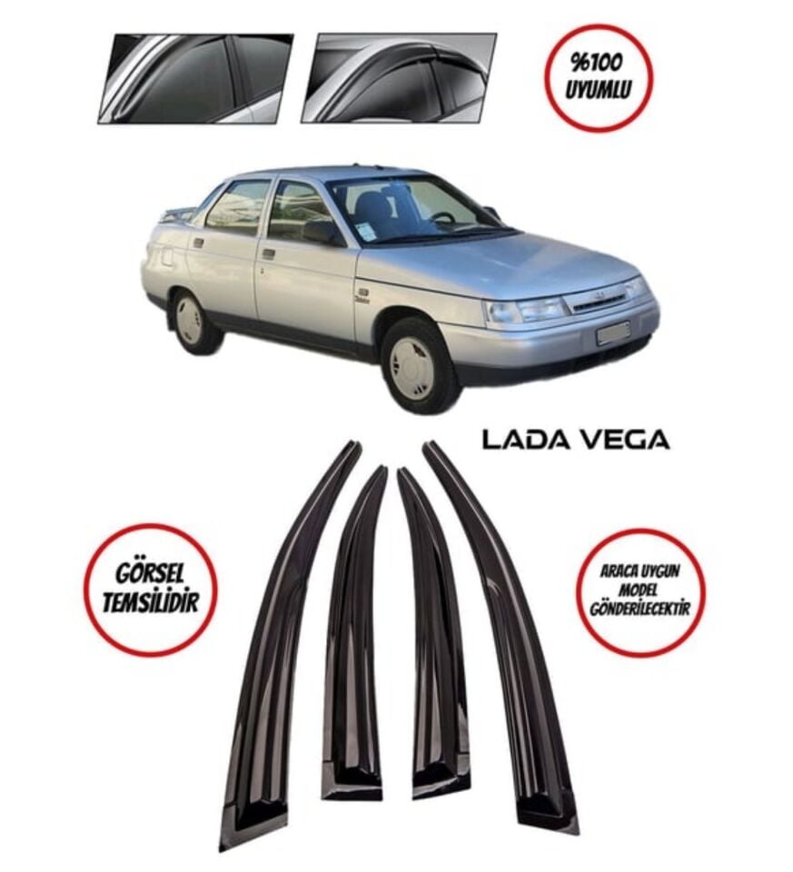 Lada Vega Uyumlu Cam Rüzgarlığı 1tüm modeller uyumlu Mugen