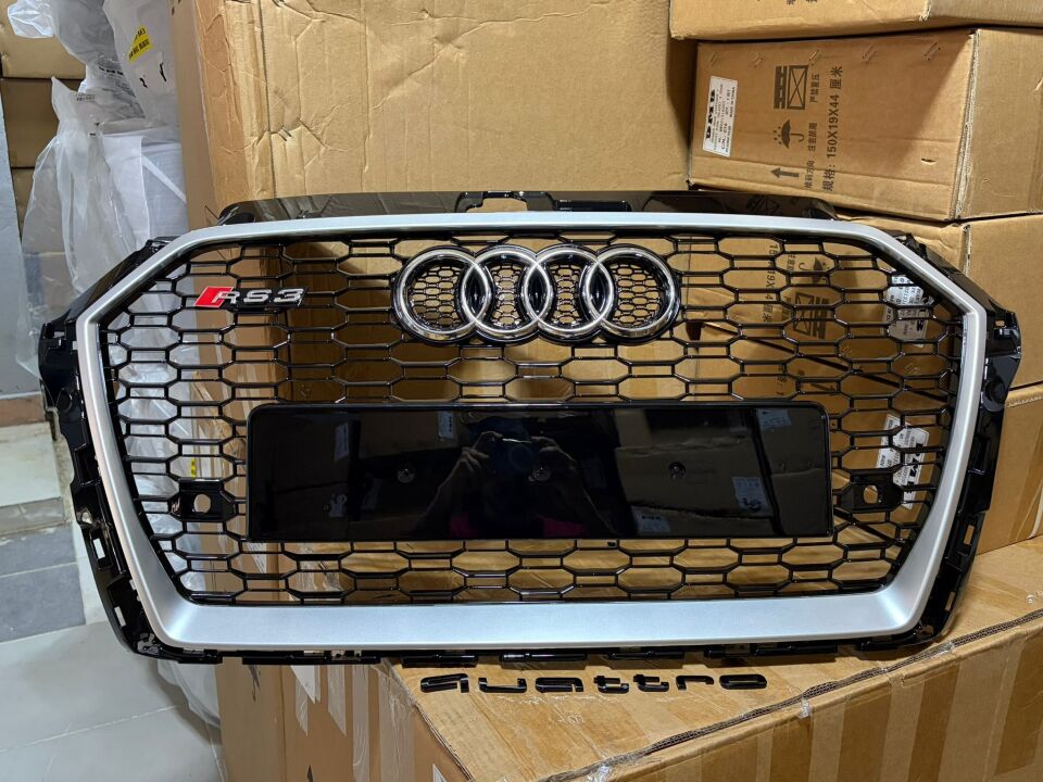 Audi A3 Rs3 Ön Panjur Gri Çerçeve 8v Makyajlı Kasa 2016-2020 Arası