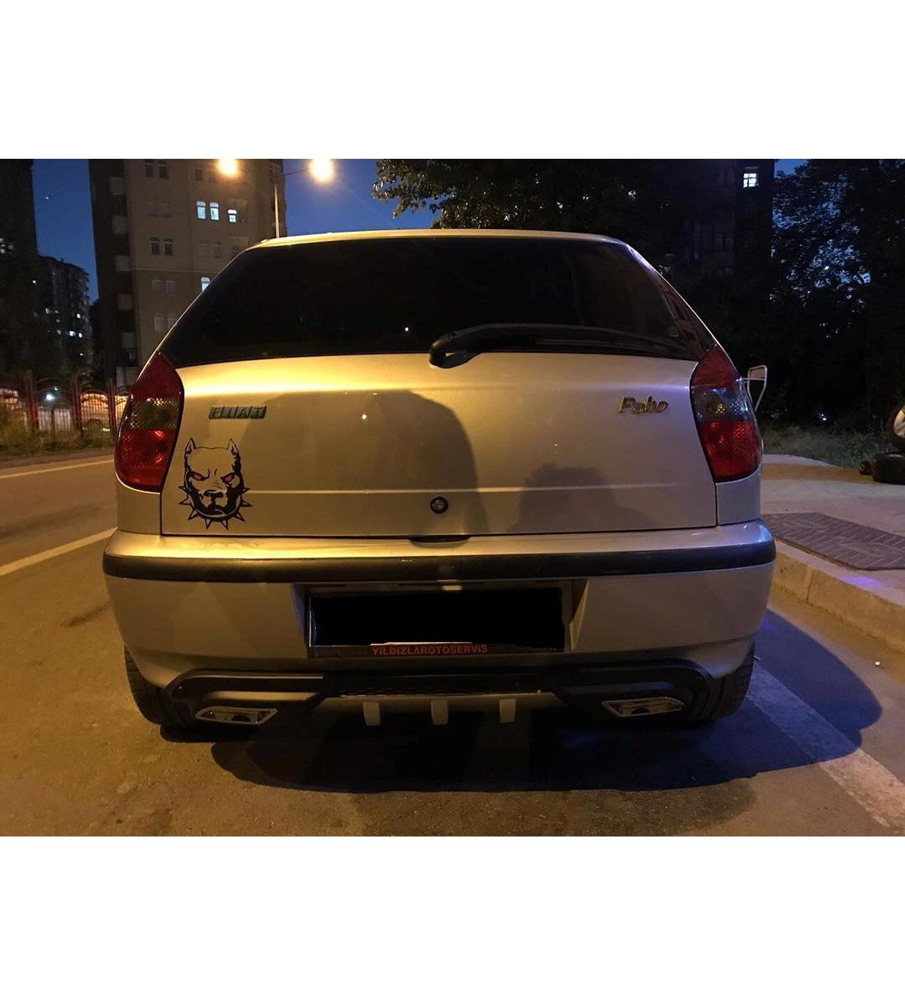 Fiat Palio uyumlu üniversal difüzör Gri tüm modeller