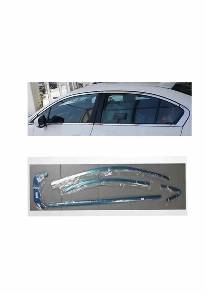 Honda Civic Fb7 Cam Çıtası Çerçevesi Krom Komple 2012-2016 arası 12 parça