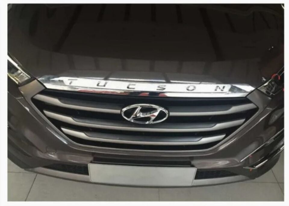 Hyundai Tucson ön panjur üst kromu 2015-2018 Arası Uyumlu