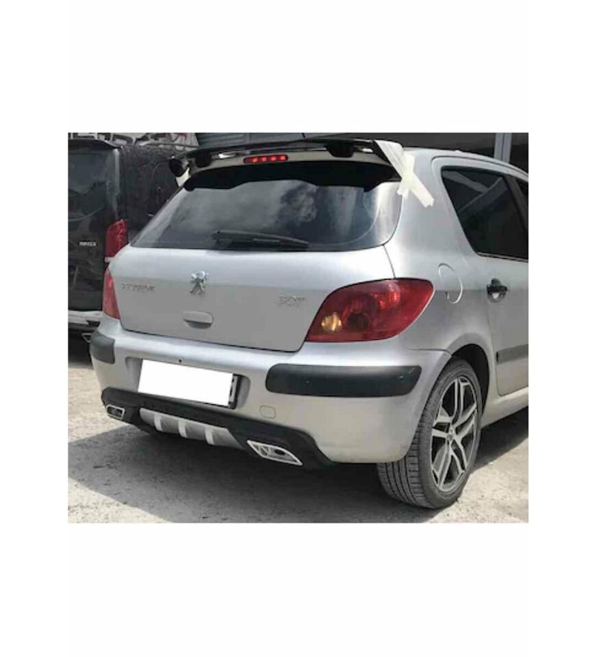 Peugeot 308 uyumlu üniversal difüzör Gri 2008 ve sonrası modeller