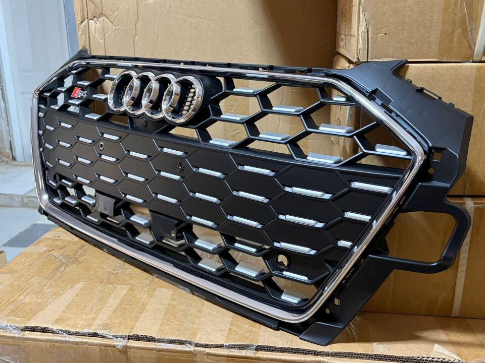 Hdmtuning Audi A4 Rs4 Ön Panjur Krom Çerçeve b9,5 2020+ Sonrası Uyumlu
