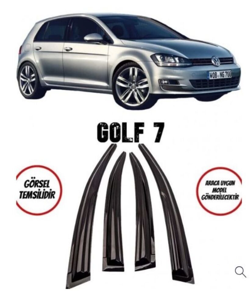 Vw Golf 7 Uyumlu Cam Rüzgarlığı 2013+Sonrası Uyumlu Mugen