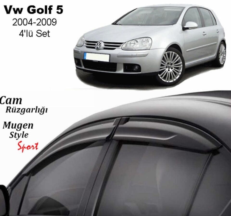 Vw Golf 5-6 Uyumlu Cam Rüzgarlığı 2004+Sonrası Uyumlu Mugen