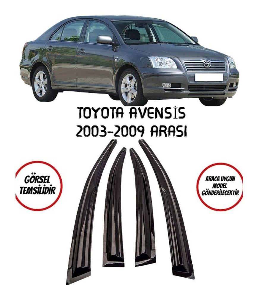 Toyota Avensis Uyumlu Cam Rüzgarlığı 2003-2008 Arası uyumlu Mugen