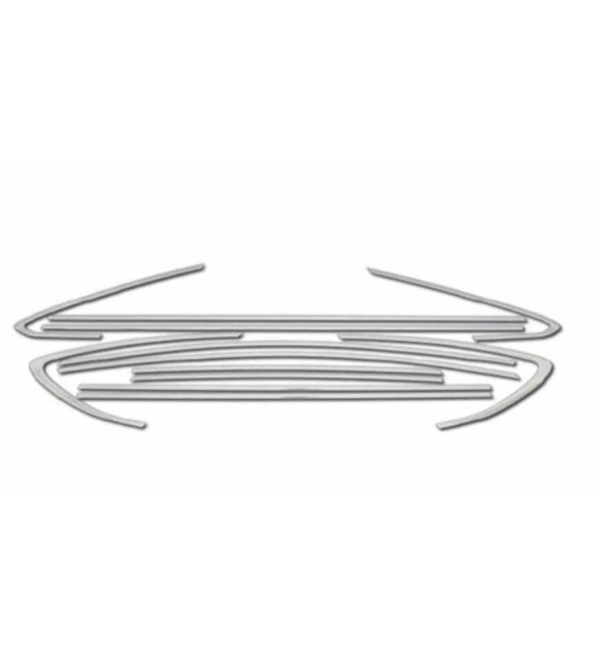 Opel Astra J Sedan Cam Çıtası Çerçevesi Kromu Nikelajı Komple  2012-2020 arası