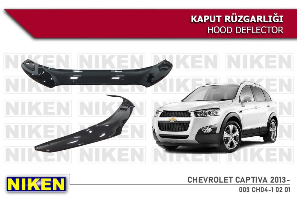 Chevrolet Captiva Kaput Rüzgarlığı Koruyucu 2012-2019 arası