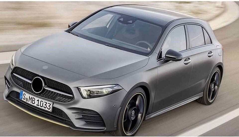 Mercedes w177 diamond ön panjur ızgara seti krom-siyah 2018 sonrası