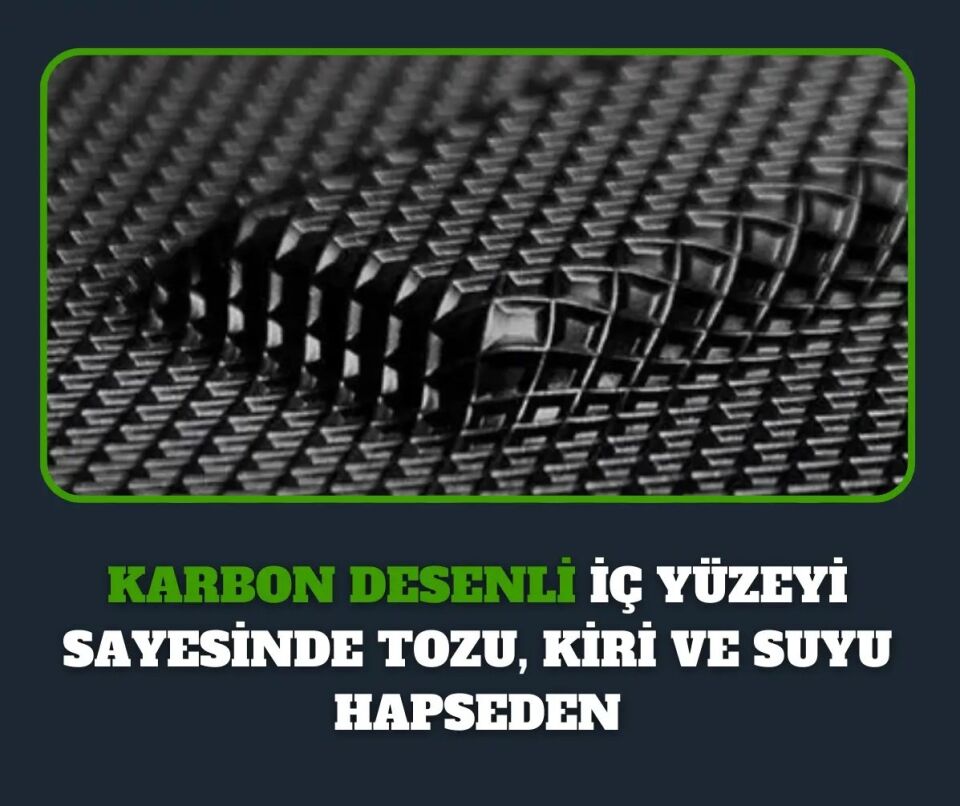 Mini Countryman U25 EV Premium Havuzlu Oto Paspas 2024 ve Sonrası Uyumlu