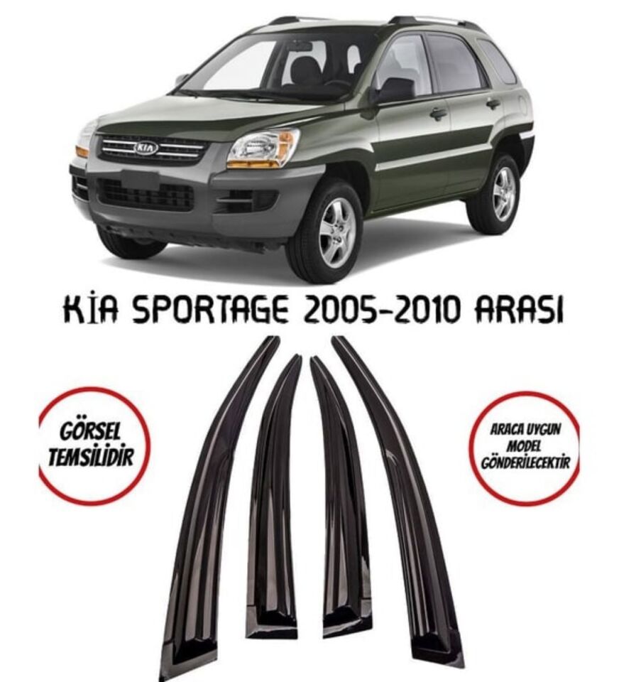 Kia Sportage Uyumlu Cam Rüzgarlığı 2005-2010 Arası Mugen