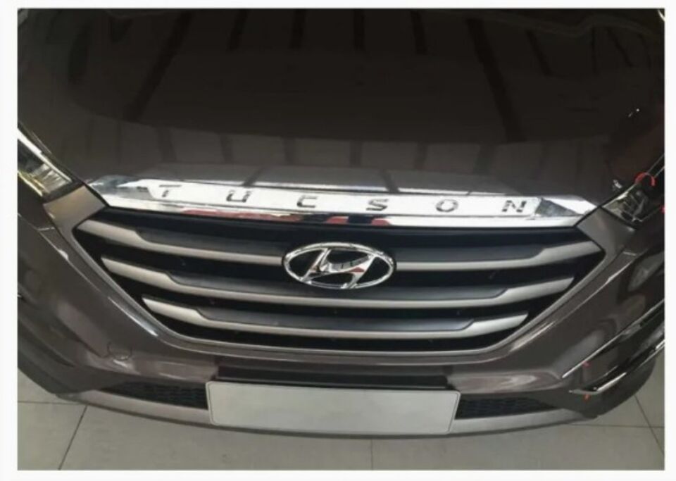 Hyundai Tucson ön panjur üst kromu 2015-2018 Arası Uyumlu