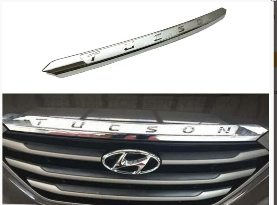 Hyundai Tucson ön panjur üst kromu 2015-2018 Arası Uyumlu