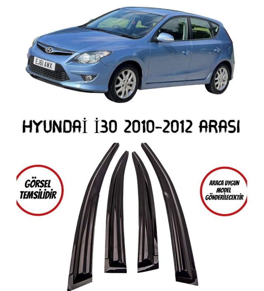 Hyundai i30 Uyumlu Cam Rüzgarlığı 2010-2012 Arası Mugen