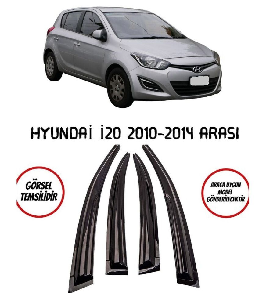 Hyundai i20 Uyumlu Cam Rüzgarlığı 2010-2014 Arası Mugen