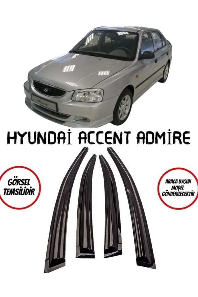 Hyundai Accent Admire Uyumlu Cam Rüzgarlığı 2003-2005 Arası Mugen