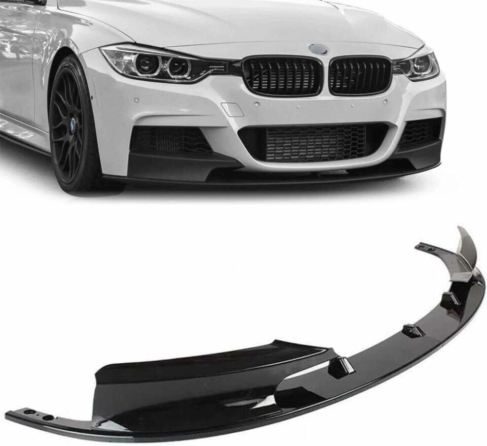 Bmw F30 ön tampon altı lip m-performane pianoblack 2012-2018 arası