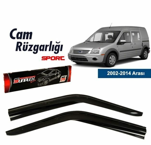Ford Connect Mugen Cam Rüzgarlığı 2002-2014 arası 2'li  Sunplex