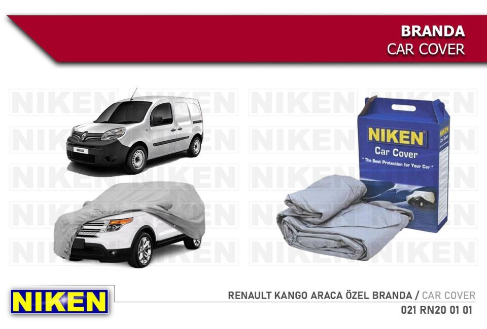 Renault Kango 1 (araca özel üretim) Oto Branda Araç Örtüsü 2007-2014 arası modeller Niken