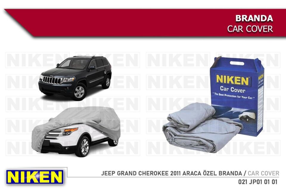 Jeep Grand Cherokee Wk2 (araca özel üretim) Oto Branda Araç Örtüsü 2011 sonrası modeller Niken