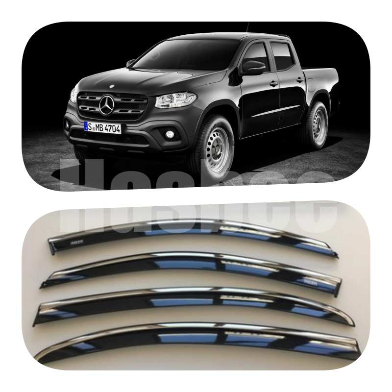 Mercedes X class Kromlu Cam Rüzgarlığı Niken 2015+