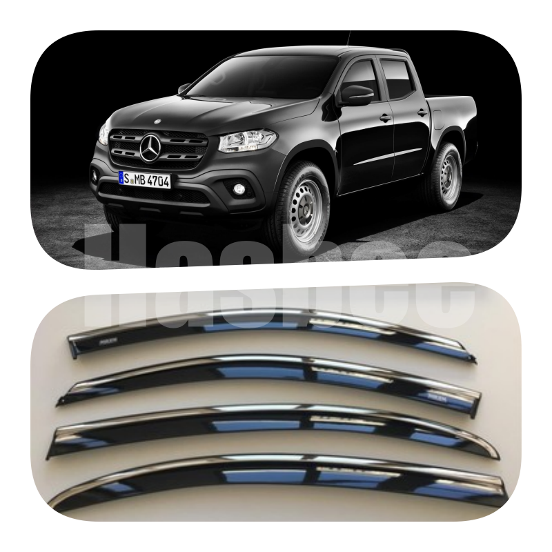 Mercedes X class Kromlu Cam Rüzgarlığı Niken 2015+