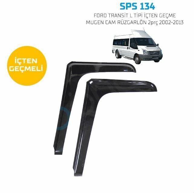 Ford Transit L Tipi içten geçmeli Mugen Cam Rüzgarlığı 2002-2013 arası 2'li  Sunplex