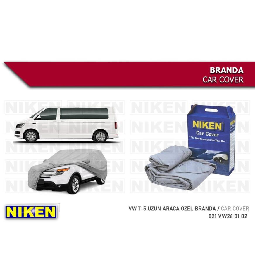 Vw Transporter T5 uzun (araca özel üretim) Oto Branda Araç Örtüsü tüm modeller Niken