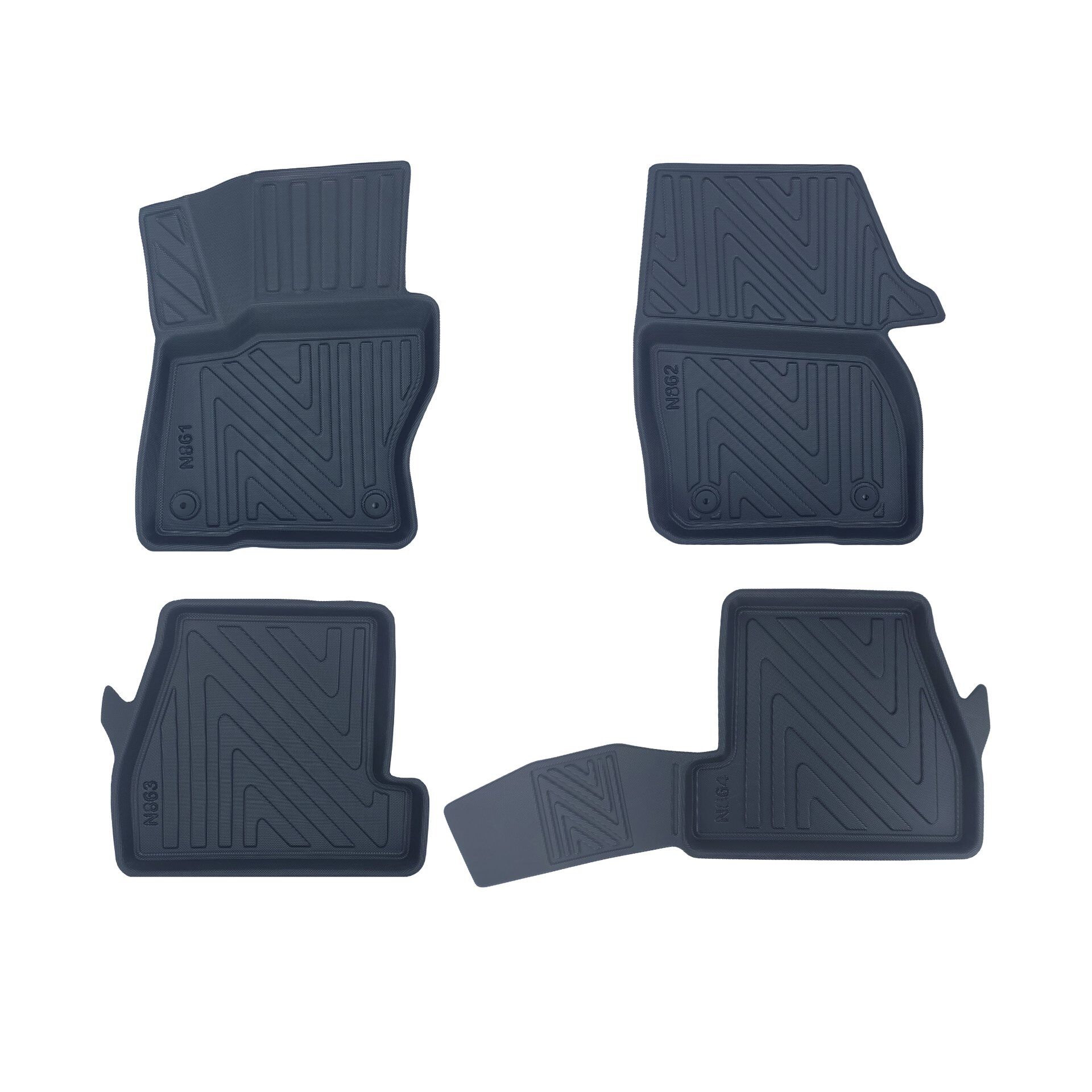 Ford Focus 3 Premium Havuzlu Oto Paspas 2011-2014 Arası Uyumlu